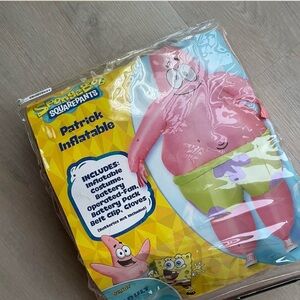 SpongeBob SquarePants Patrick Star Inflatable Costume - Pink and Green
